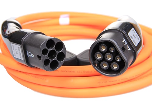 2-EV Type2 -> Type2 orange (3x32A) Cabluri EV