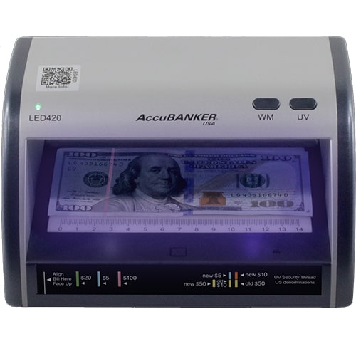 1-AccuBANKER LED420 verificator de bancnote